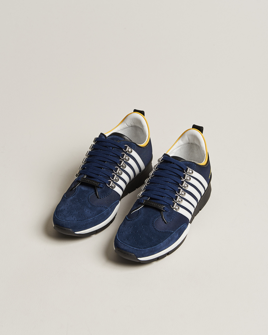 Herre | Dsquared2 Legendary Sneaker Navy/White/Yellow | Dsquared2 | Legendary Sneaker Navy/White/Yellow