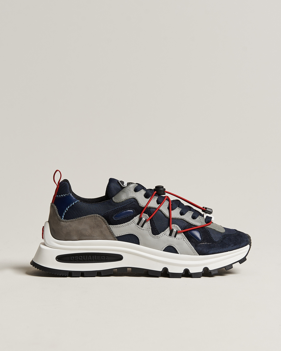Herre | Dsquared2 DS2 Running Sneaker Blue/Grey | Dsquared2 | DS2 Running Sneaker Blue/Grey