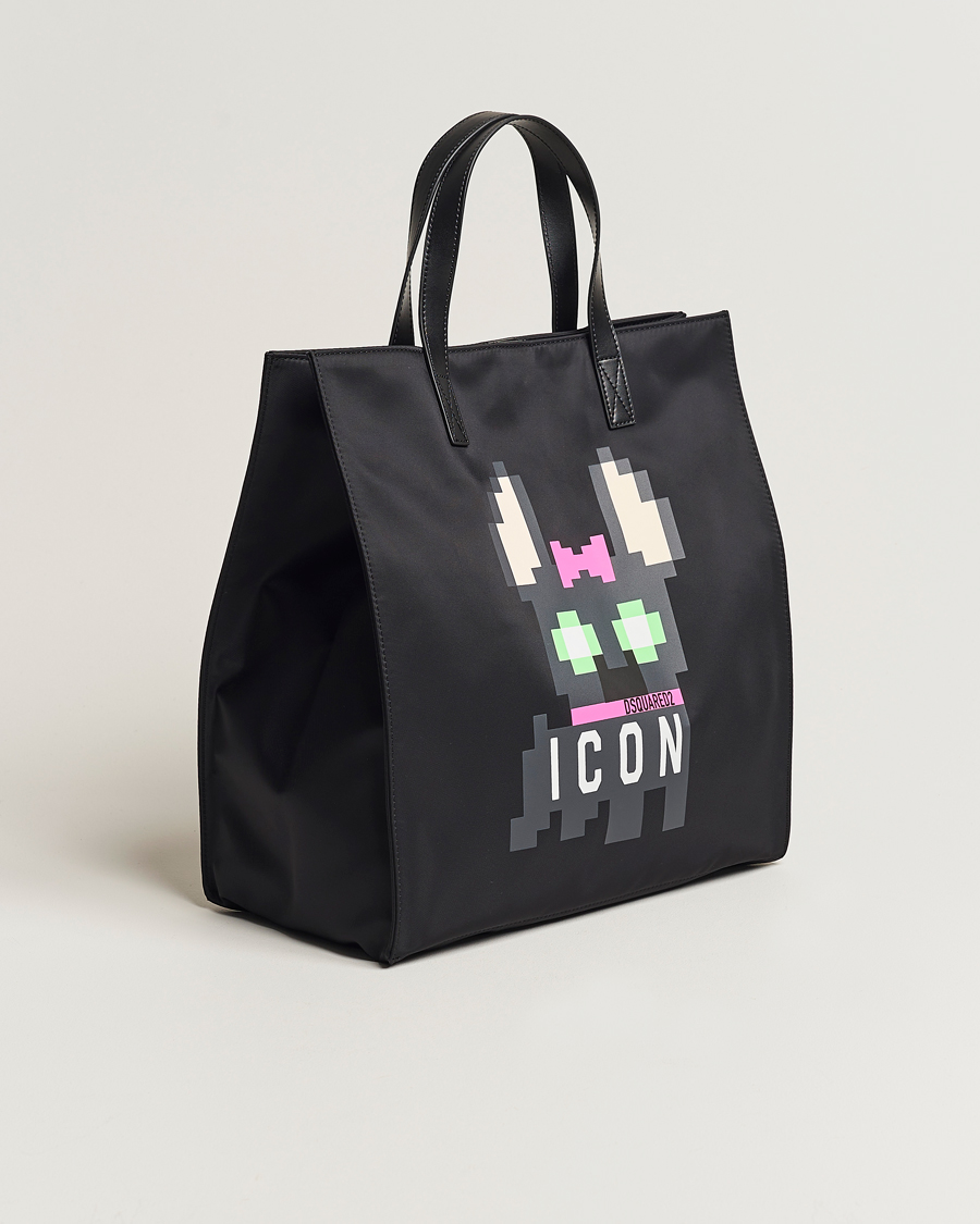 Herre | Dsquared2 Icon Mascotte Tote Bag Black | Dsquared2 | Icon Mascotte Tote Bag Black