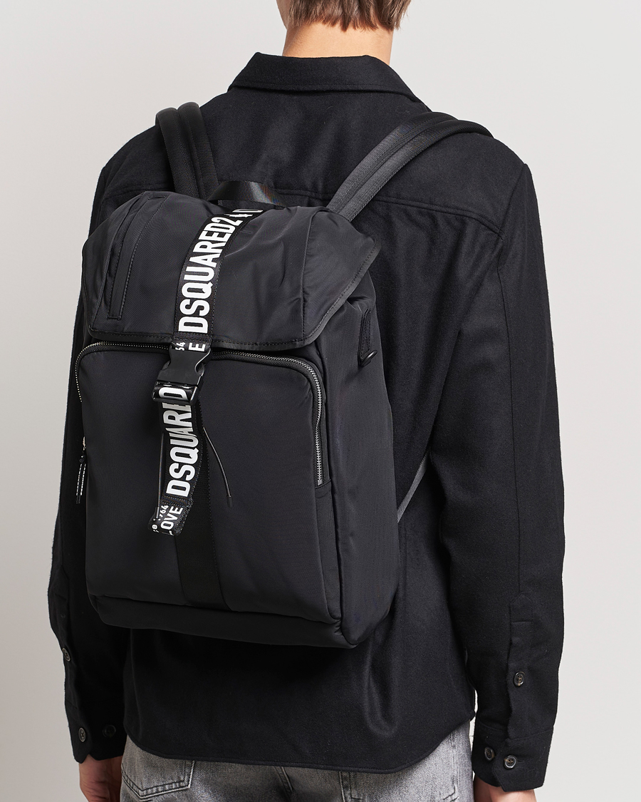Herre | Dsquared2 Made With Love Backpack Black | Dsquared2 | Made With Love Backpack Black