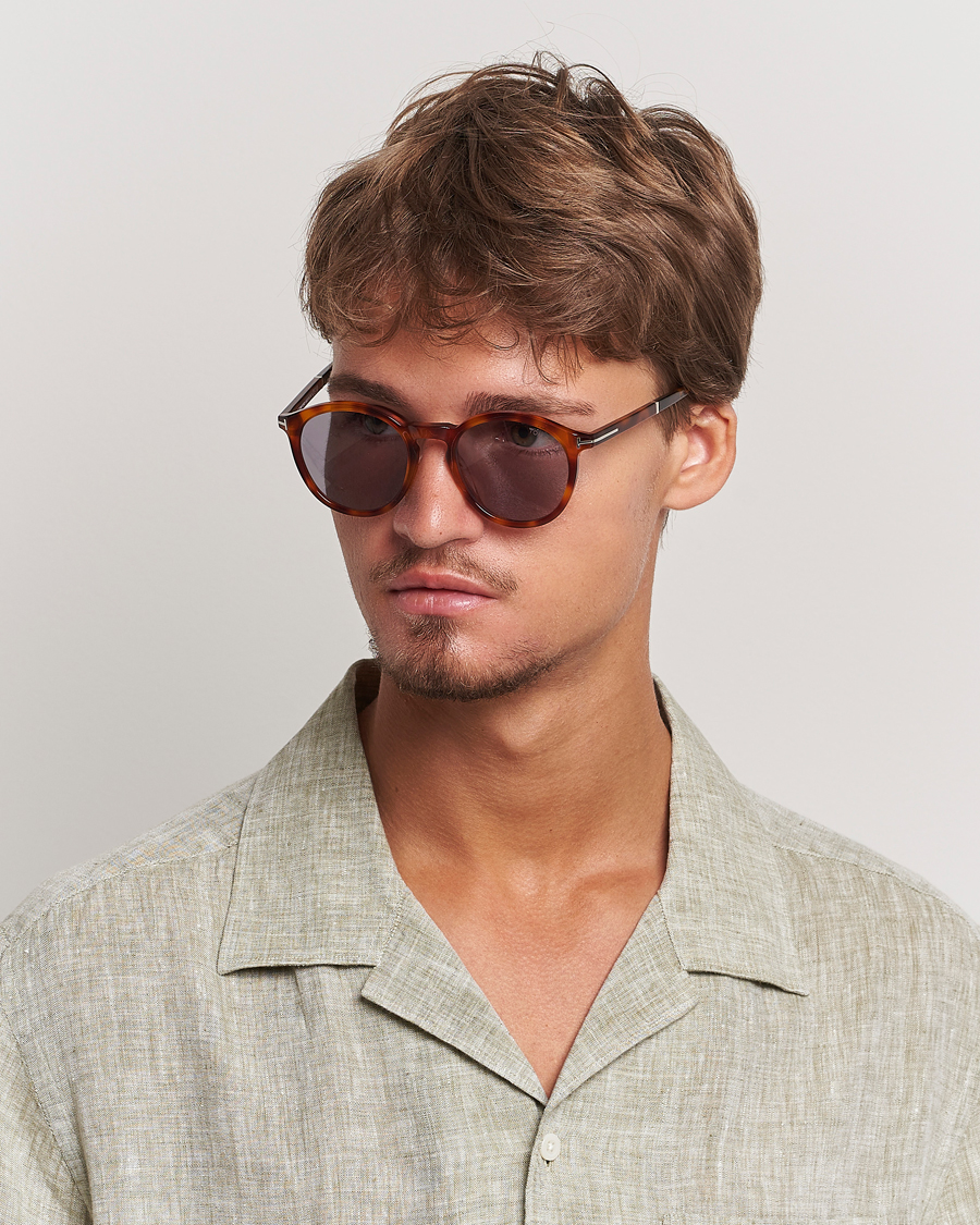 Herre | Assesoarer | Tom Ford | Elton Sunglasses Blonde Havana/Smoke