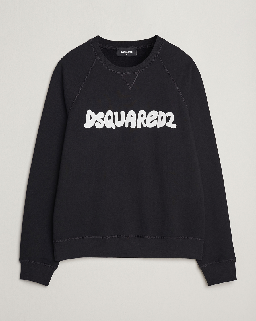 Herre | Trøjer | Dsquared2 | Cool Fit Crew Neck Sweatshirt Black
