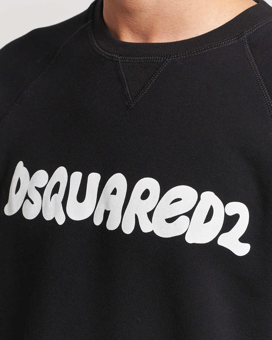 Herre | Trøjer | Dsquared2 | Cool Fit Crew Neck Sweatshirt Black