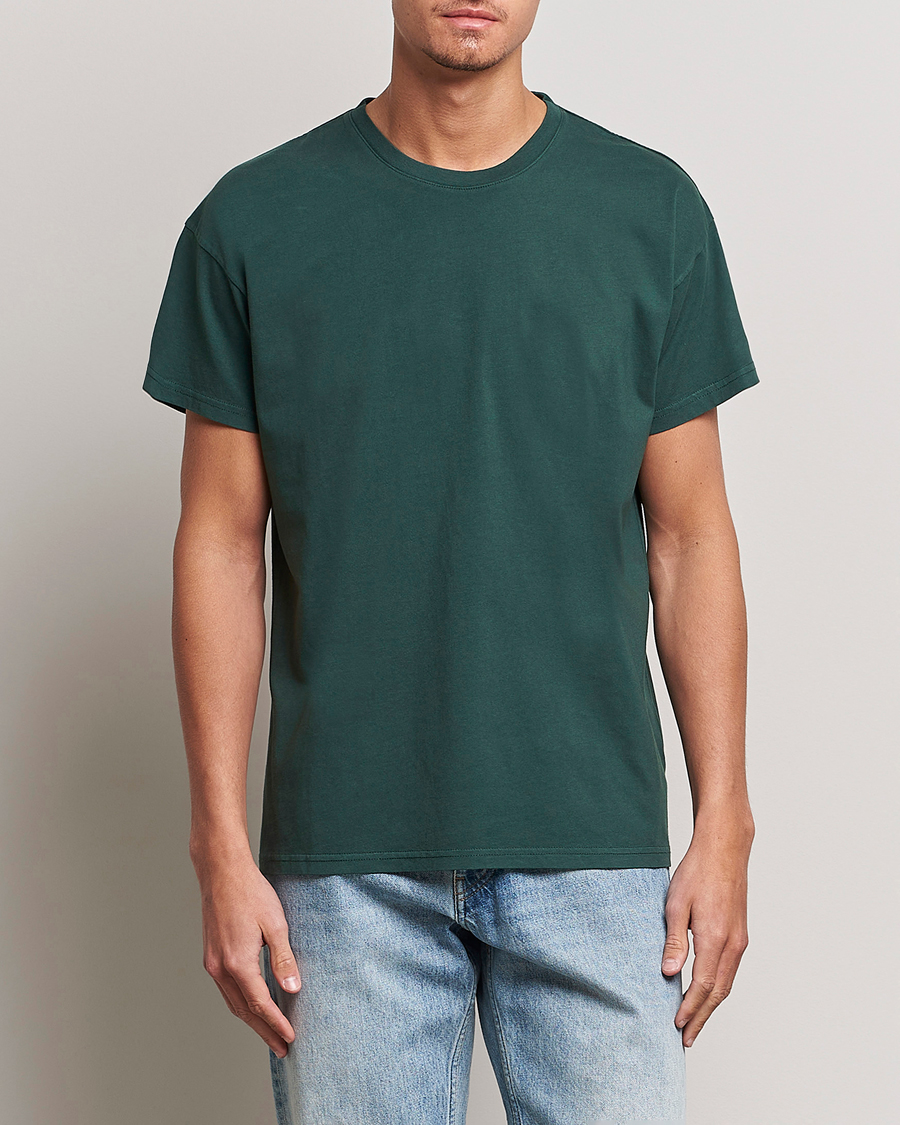 Herre |  | Jeanerica | Marcel Crew Neck T-Shirt Dark Green