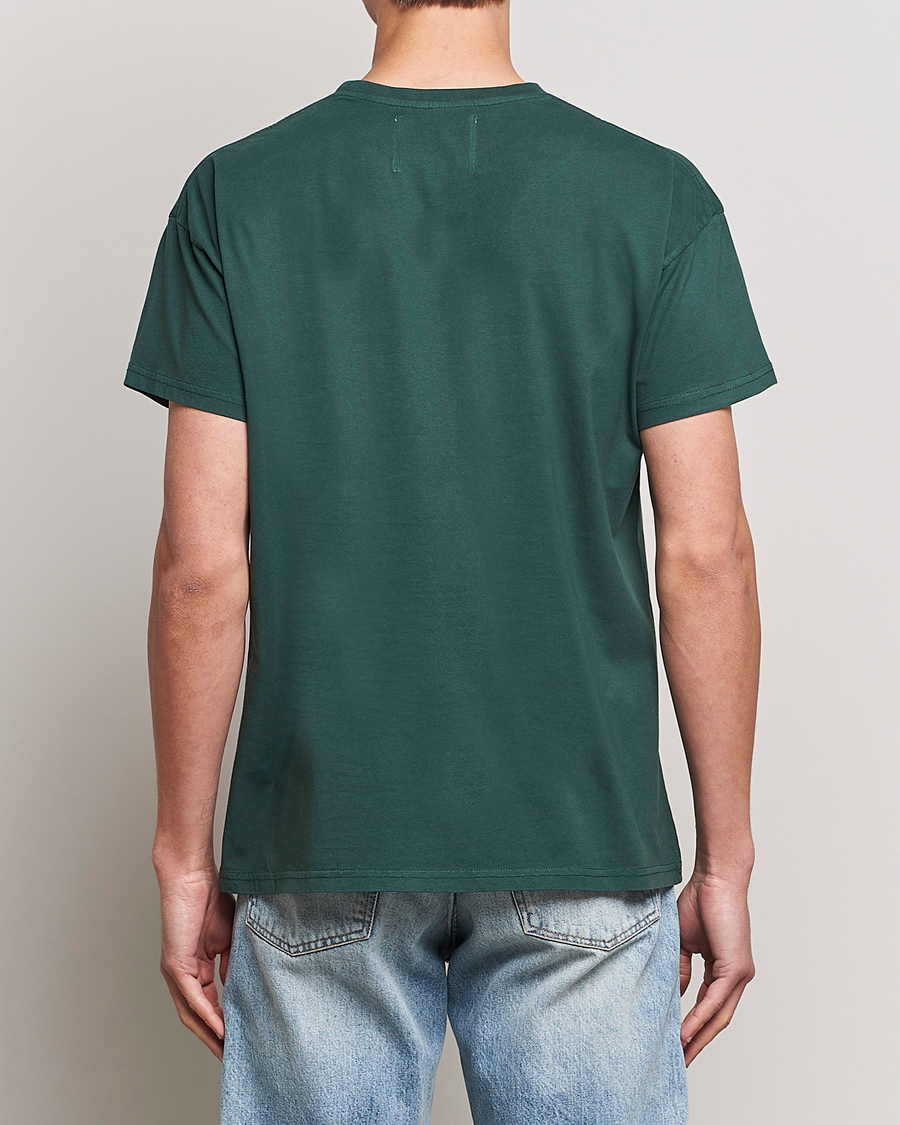 Herre | T-Shirts | Jeanerica | Marcel Crew Neck T-Shirt Dark Green