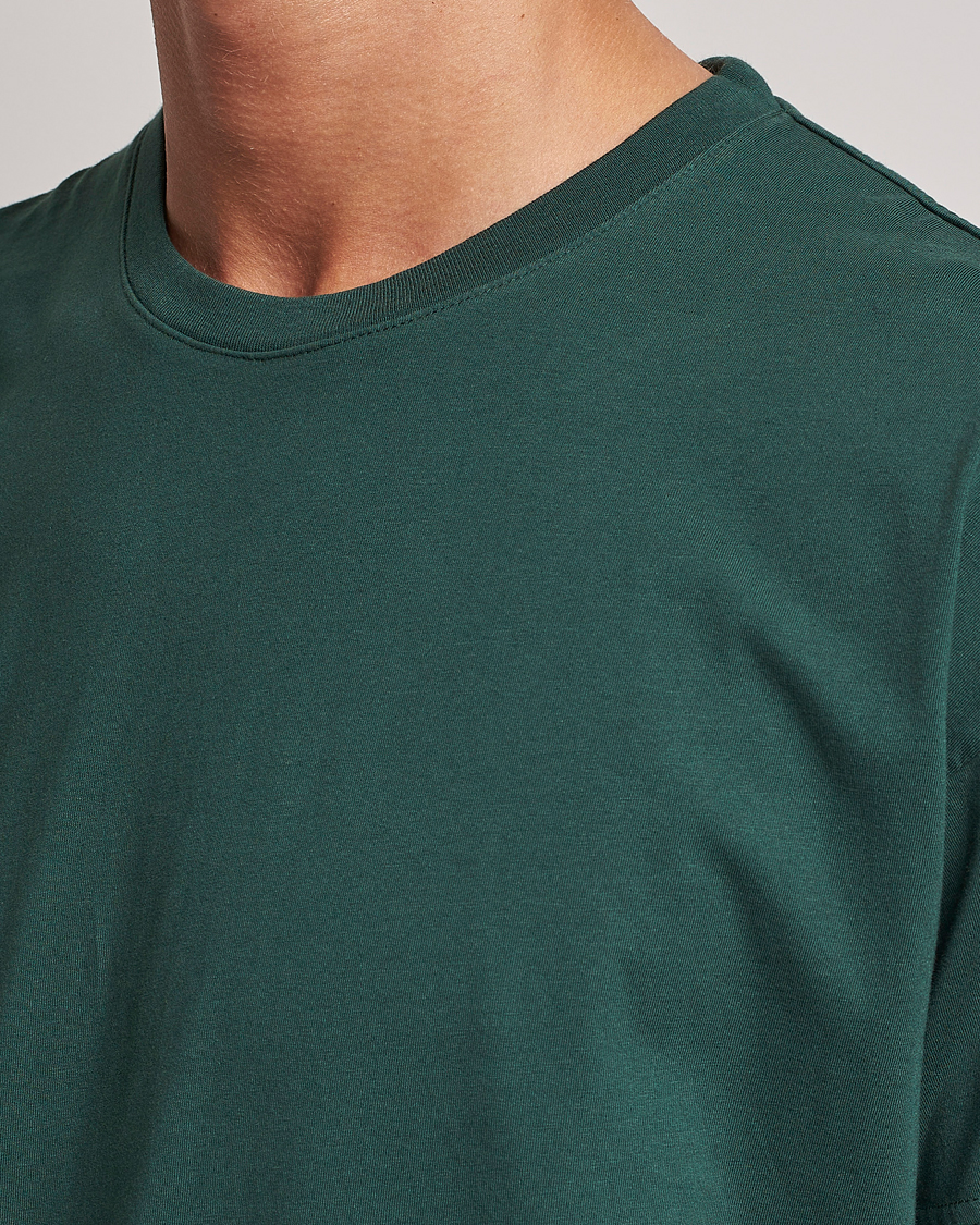 Herre | T-Shirts | Jeanerica | Marcel Crew Neck T-Shirt Dark Green