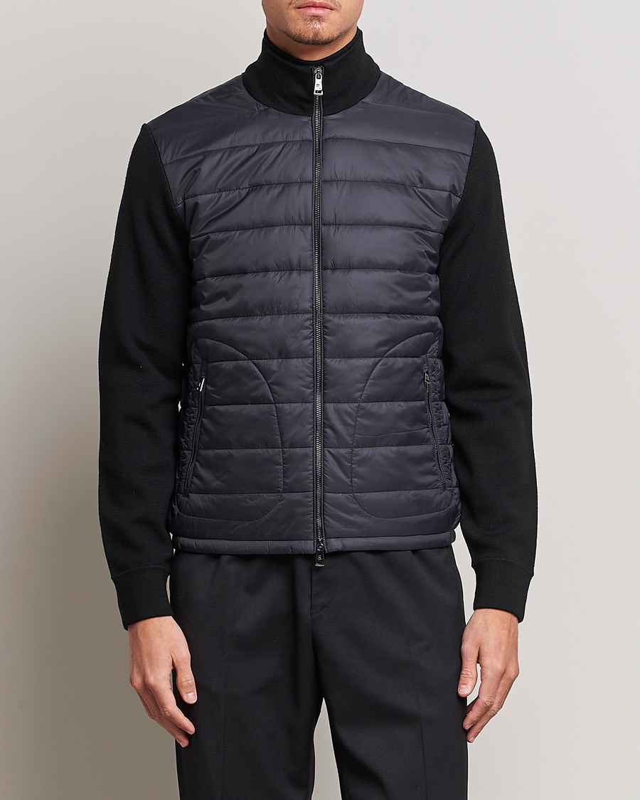 Herre | Jakker | Ralph Lauren Purple Label | Hybrid Zip Jacket Black