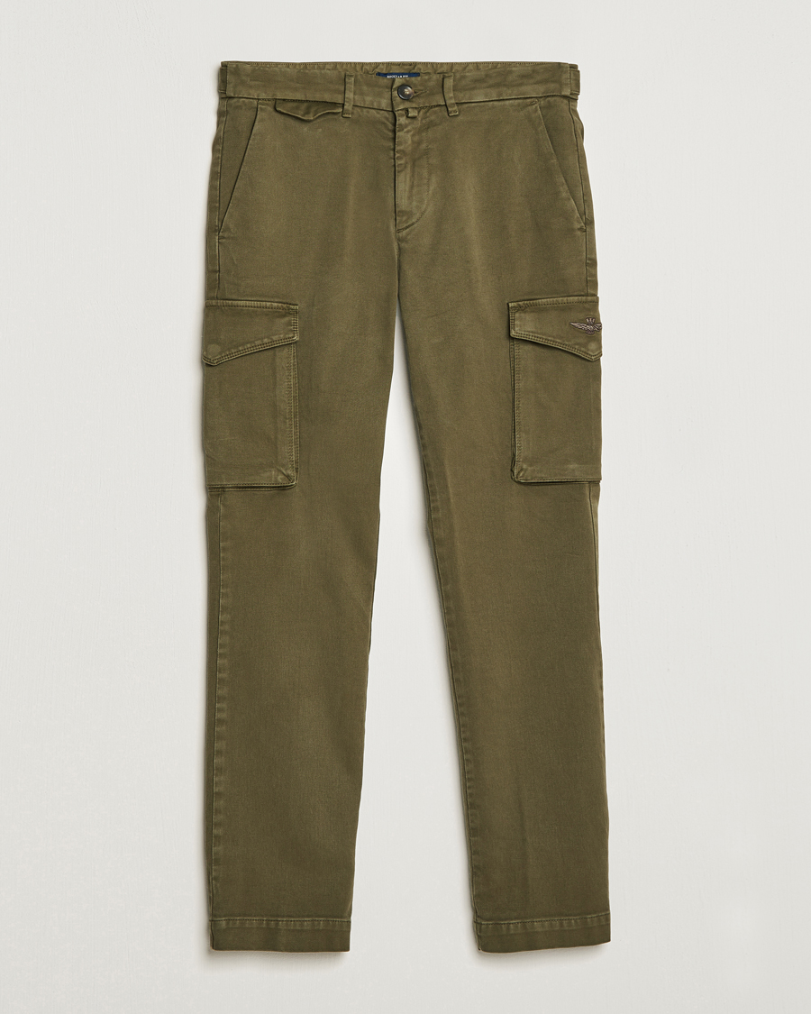 Herre |  | Aeronautica Militare | Cotton Cargo Pants Off Green