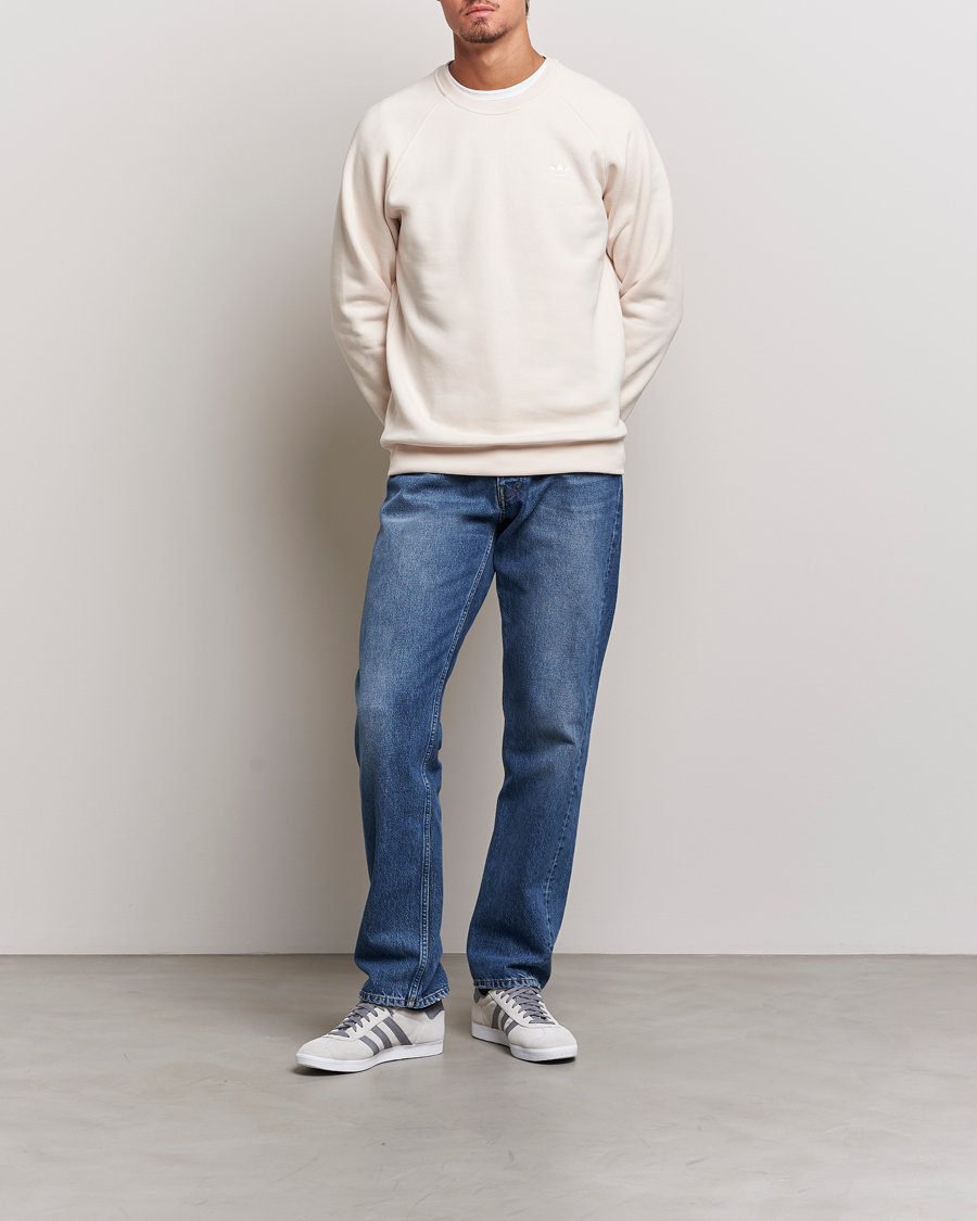 Herre | Trøjer | adidas Originals | Essential Crew Neck Sweatshirt Won White