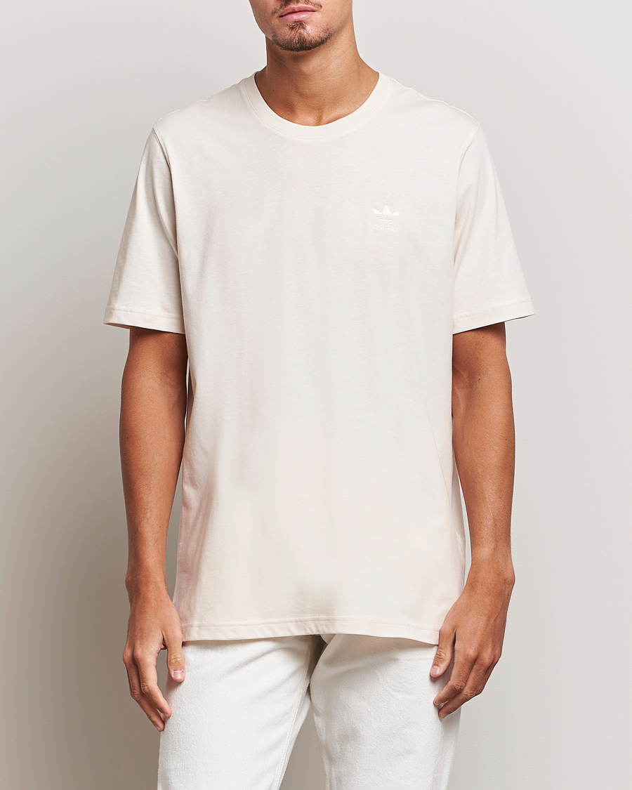 Herre | T-Shirts | adidas Originals | Essential Crew Neck T-Shirt Won White
