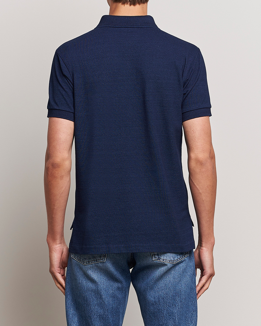 Herre | Polotrøjer | Kamakura Shirts | Vintage Ivy Short Sleeve Polo Navy