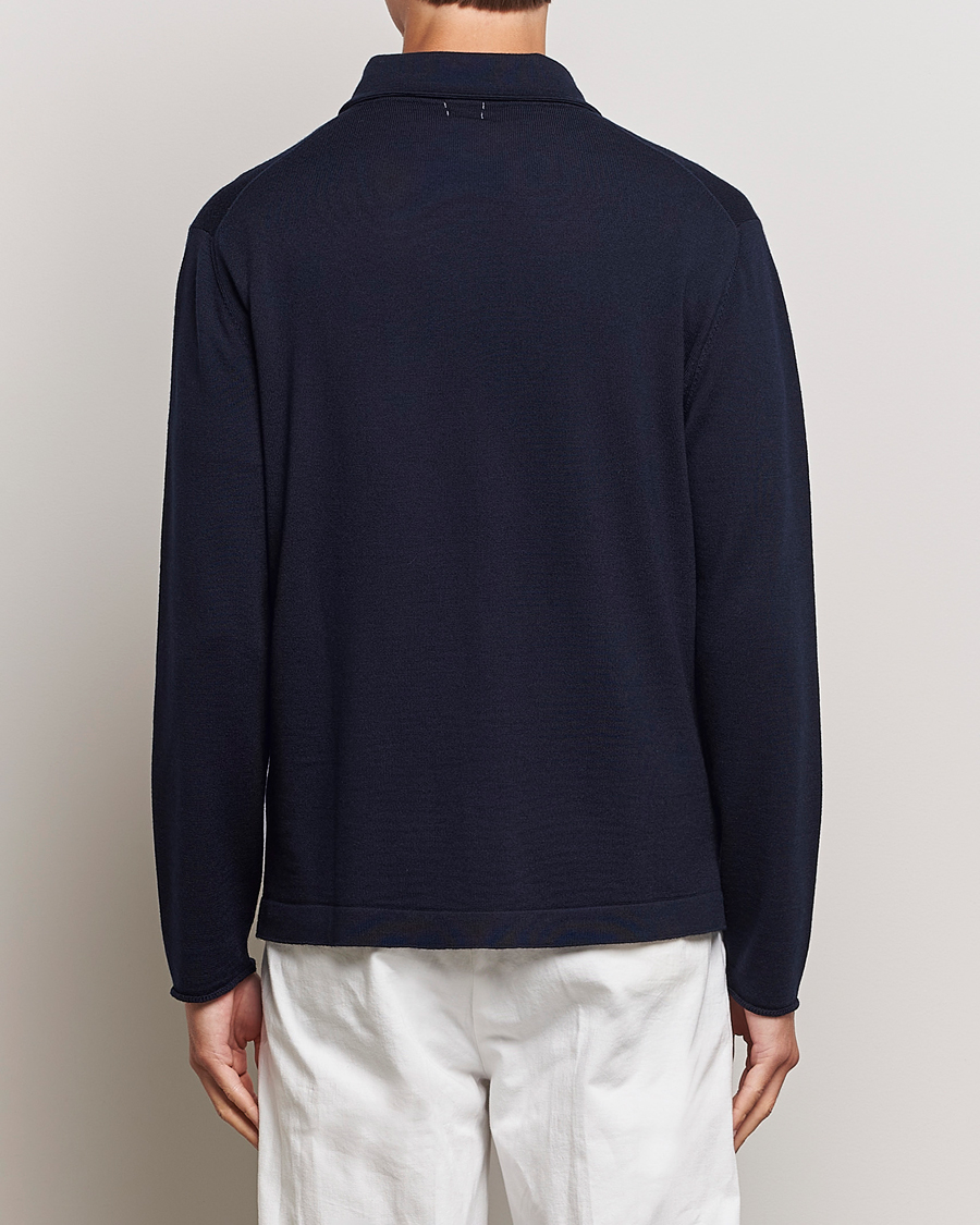 Herre | Trøjer | Massimo Alba | Shawl Collar Cardigan Navy