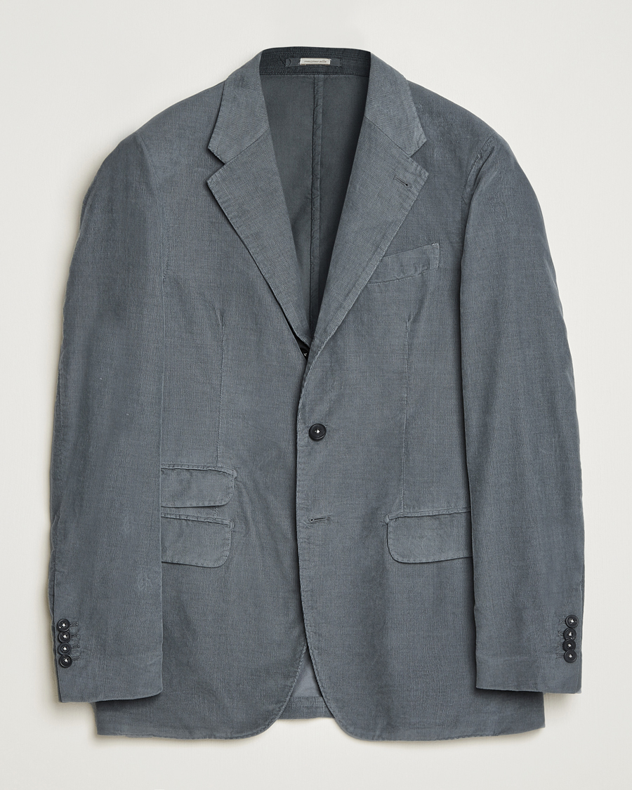 Herre | Blazere & jakker | Massimo Alba | Baby Corduroy Blazer Smoke