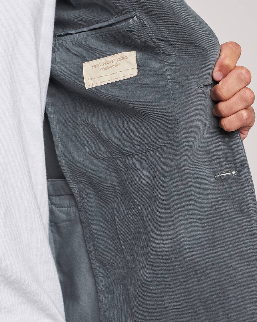 Herre | Blazere & jakker | Massimo Alba | Baby Corduroy Blazer Smoke