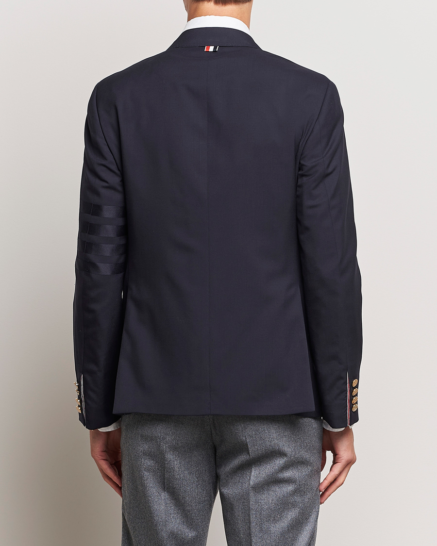 Herre | Blazere & jakker | Thom Browne | Tonal 4 Bar Wool Blazer Navy