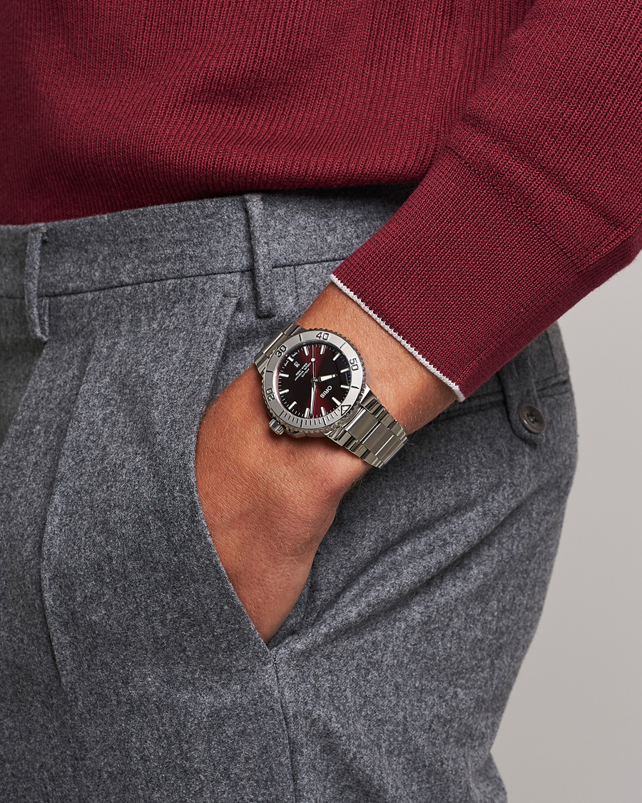 Herre | Oris Aquis Date 41,5mm Cherry | Oris | Aquis Date 41,5mm Cherry