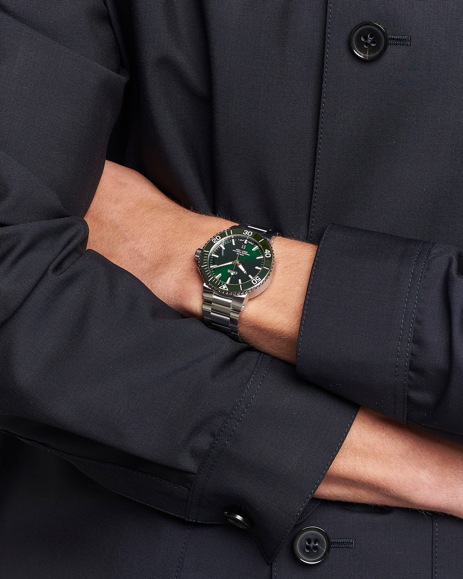 Herr |  | Oris | Aquis Date 41,5mm Green