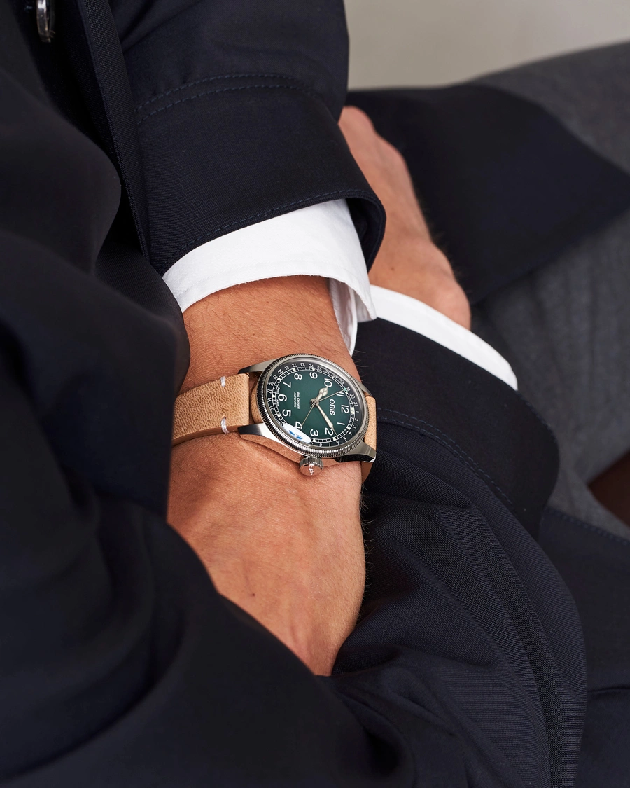 Herre |  | Oris | Big Crown Pointer Date 38mm Green