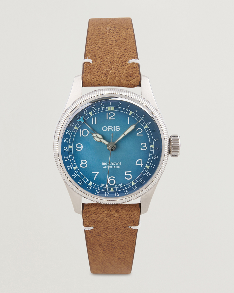 Herre | Oris Big Crown Pointer Date 38mm Blue | Oris | Big Crown Pointer Date 38mm Blue