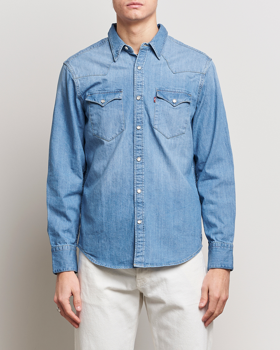 Herre | Denimskjorter | Levi's | Barstow Western Standard Shirt Light Blue