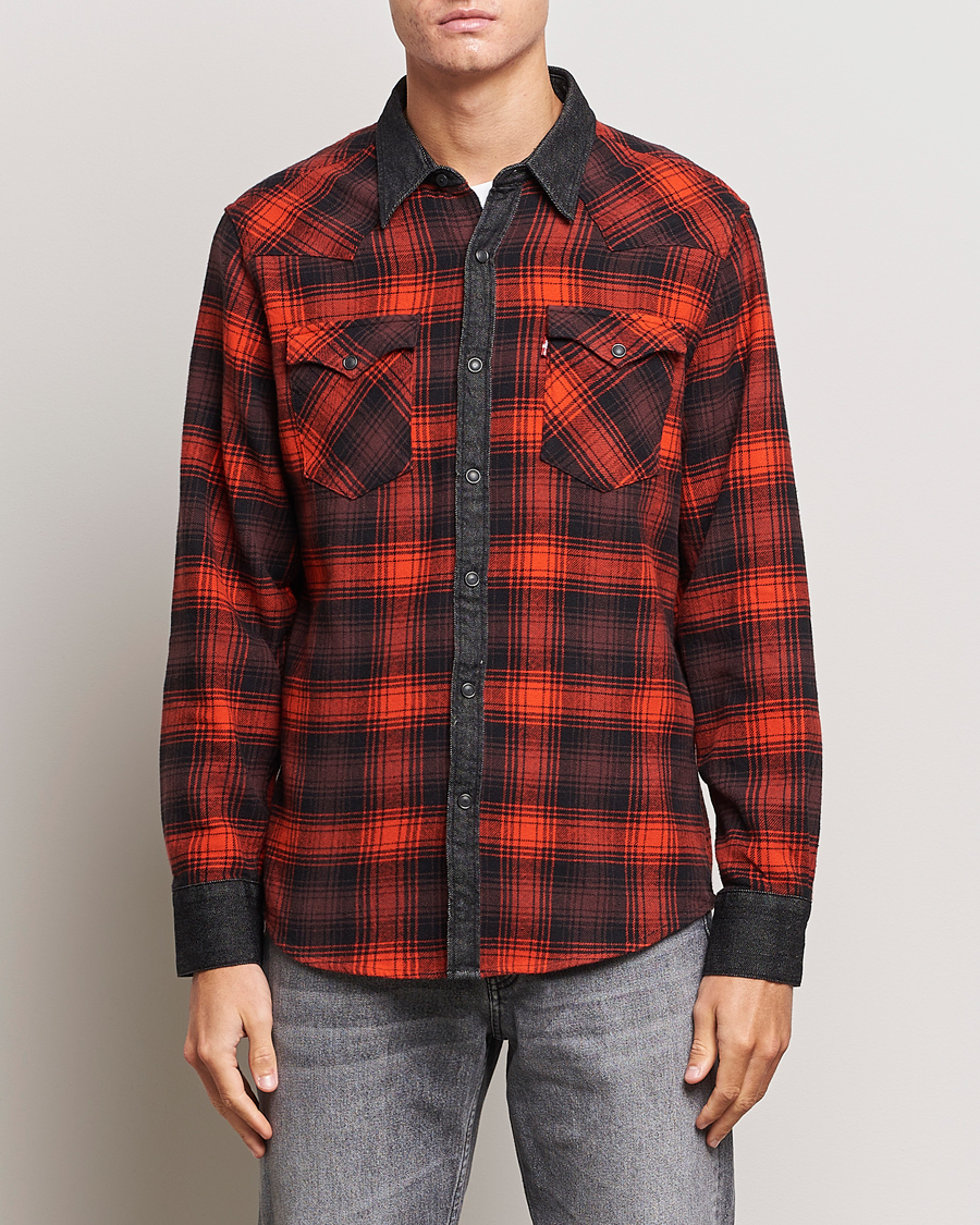 Herre | Casualskjorter | Levi's | Barstow Western Standard Shirt Red/Black