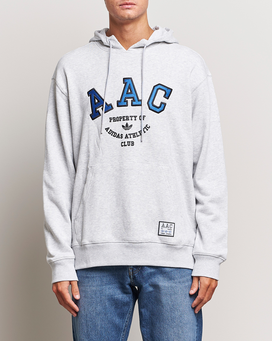 Herre | Trøjer | adidas Originals | Hack Logo Hoodie Light Grey