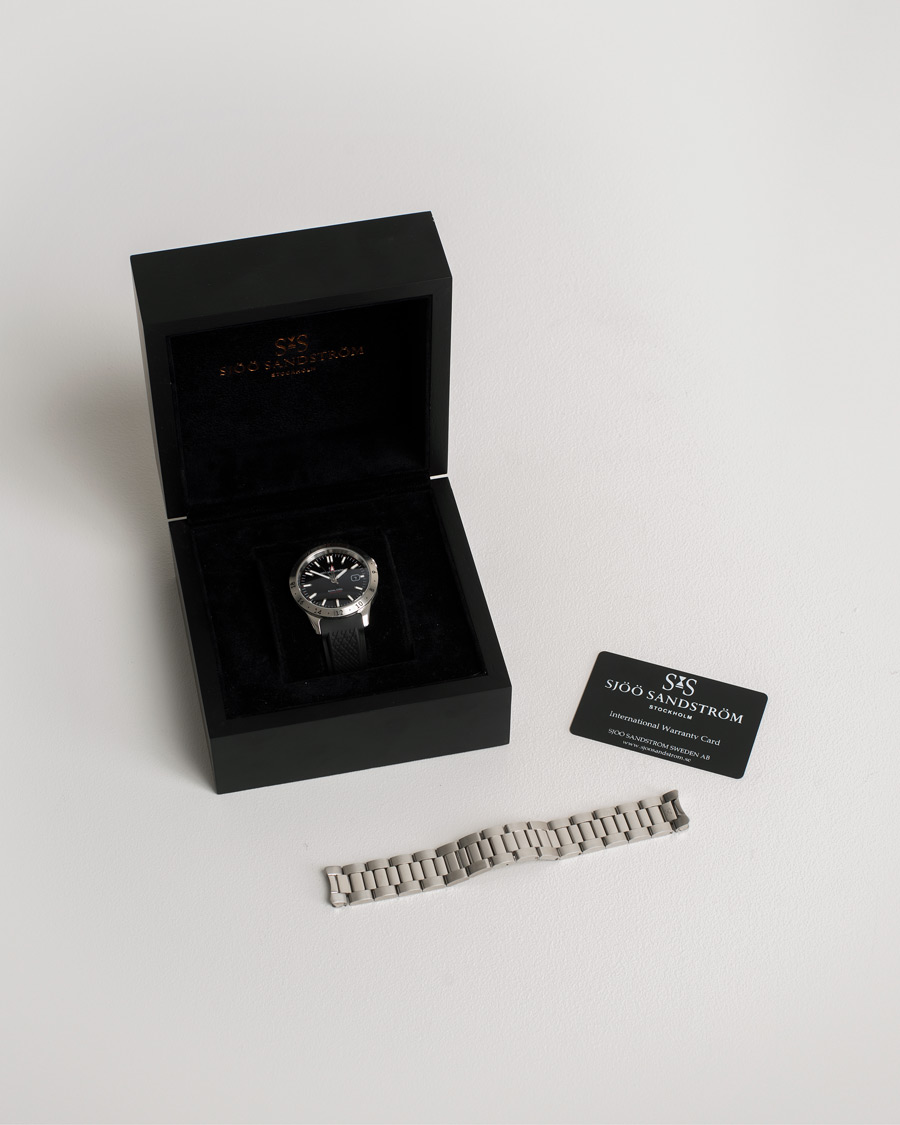 Herre | Sjöö Sandström Pre-Owned Royal Steel Worldtimer 41mm SS-1841-WT | Sjöö Sandström Pre-Owned | Royal Steel Worldtimer 41mm SS-1841-WT