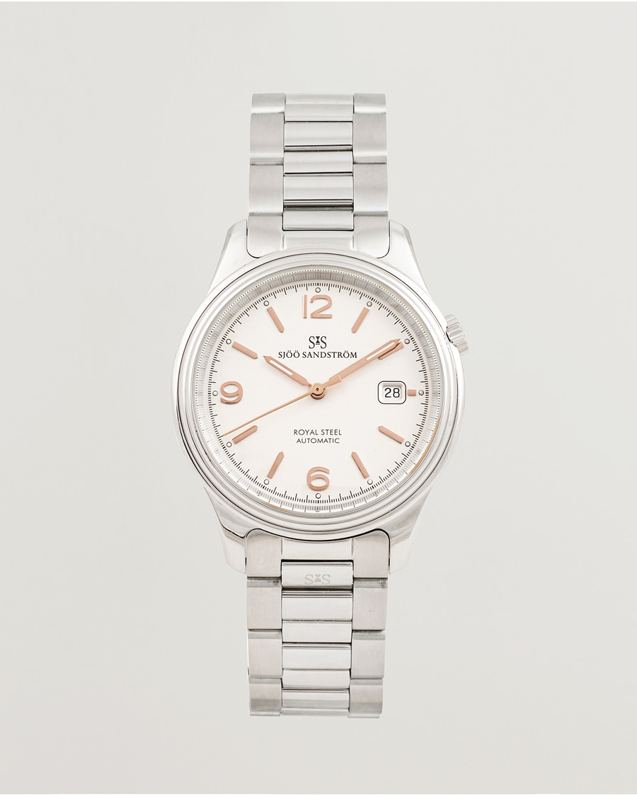 Herre | Sjöö Sandström Pre-Owned Royal Steel Classic 41mm | Sjöö Sandström Pre-Owned | Royal Steel Classic 41mm