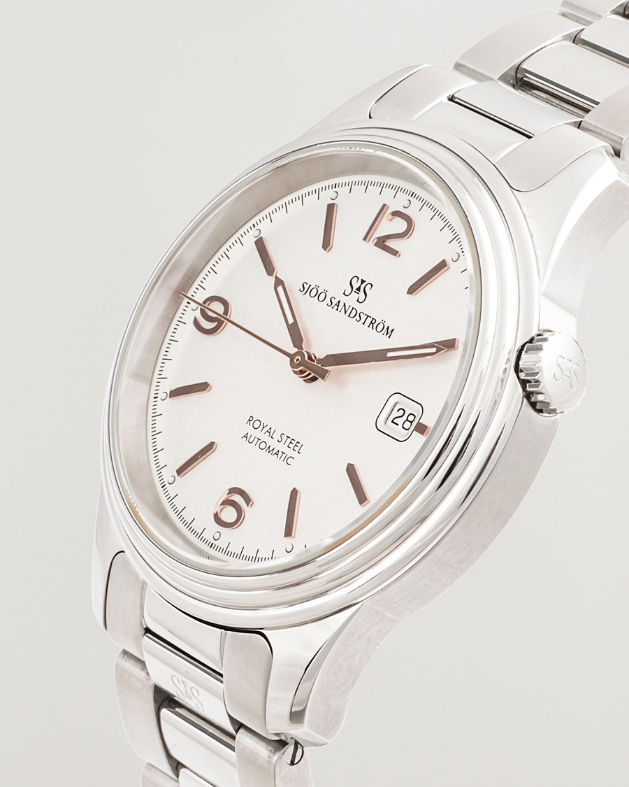 Herre | Sjöö Sandström Pre-Owned Royal Steel Classic 41mm | Sjöö Sandström Pre-Owned | Royal Steel Classic 41mm