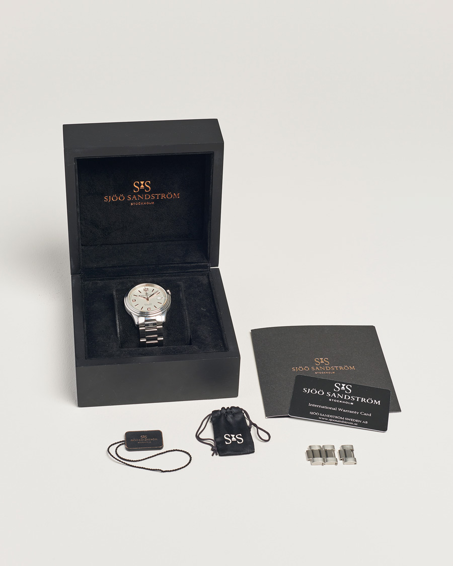 Herre | Sjöö Sandström Pre-Owned Royal Steel Classic 41mm | Sjöö Sandström Pre-Owned | Royal Steel Classic 41mm
