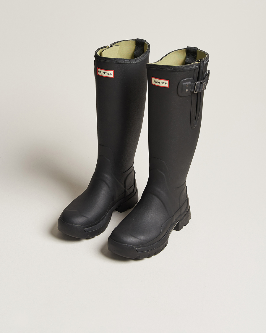 Herre | Galocher & Gummistøvler | Hunter Boots | Balmoral Side Adjustable Neo Boot Black