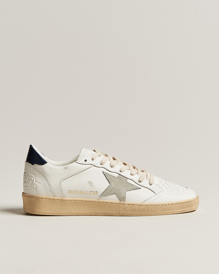 Herre | Golden Goose Deluxe Brand Ball Star Sneakers White/Ice | Golden Goose | Deluxe Brand Ball Star Sneakers White/Ice