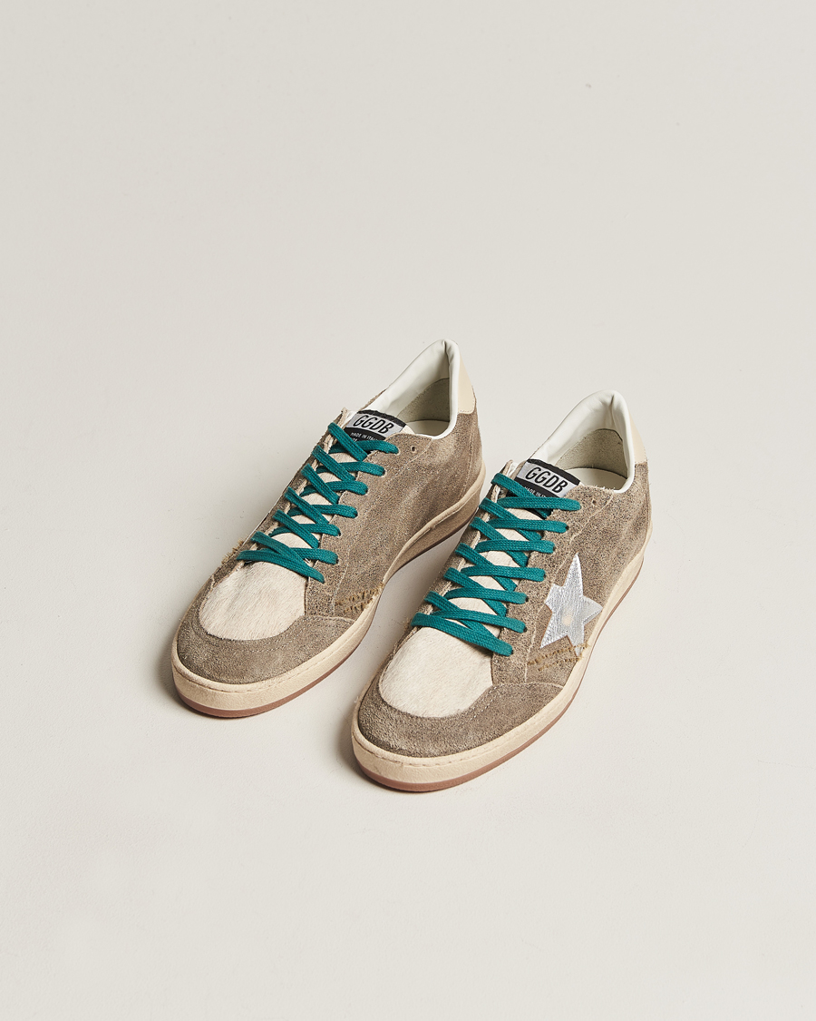 Herre | Golden Goose Deluxe Brand Ball Star Sneakers Brown/Buttercream | Golden Goose | Deluxe Brand Ball Star Sneakers Brown/Buttercream