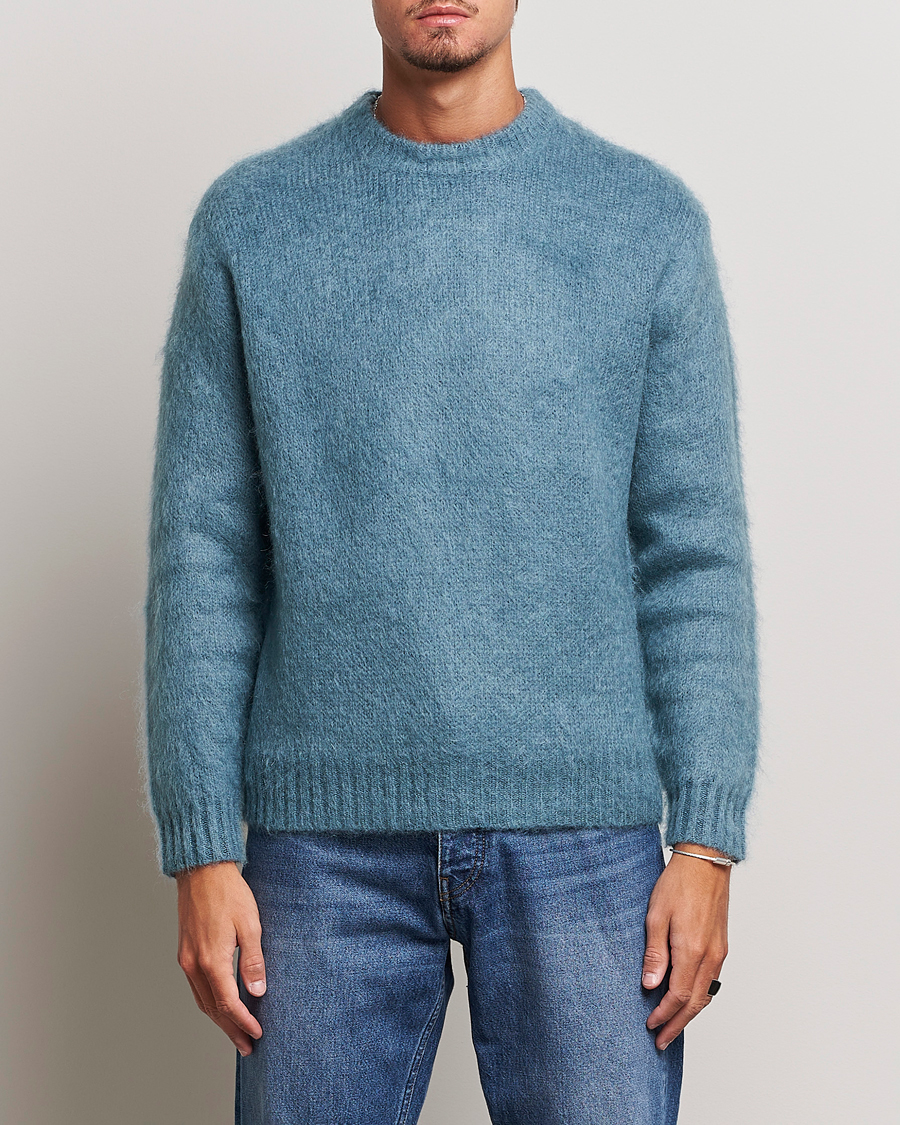 Herre | Pullovers med rund hals | Golden Goose Deluxe Brand | Light Mohair Sweater Spring Lake