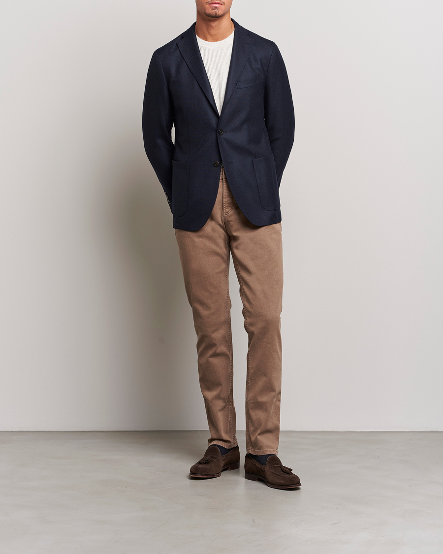 Herre | Blazere & jakker | Boglioli | K Jacket Wool Hopsack Blazer Navy