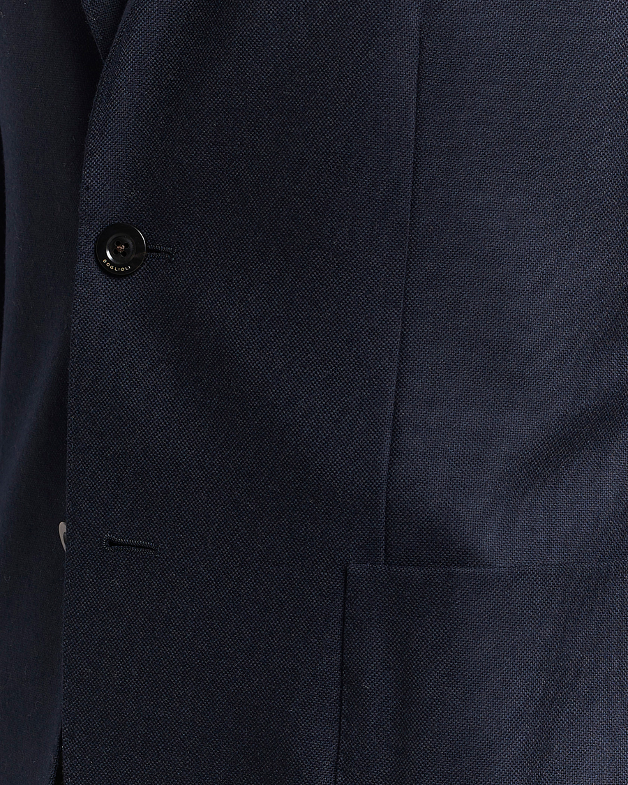 Herre | Blazere & jakker | Boglioli | K Jacket Wool Hopsack Blazer Navy