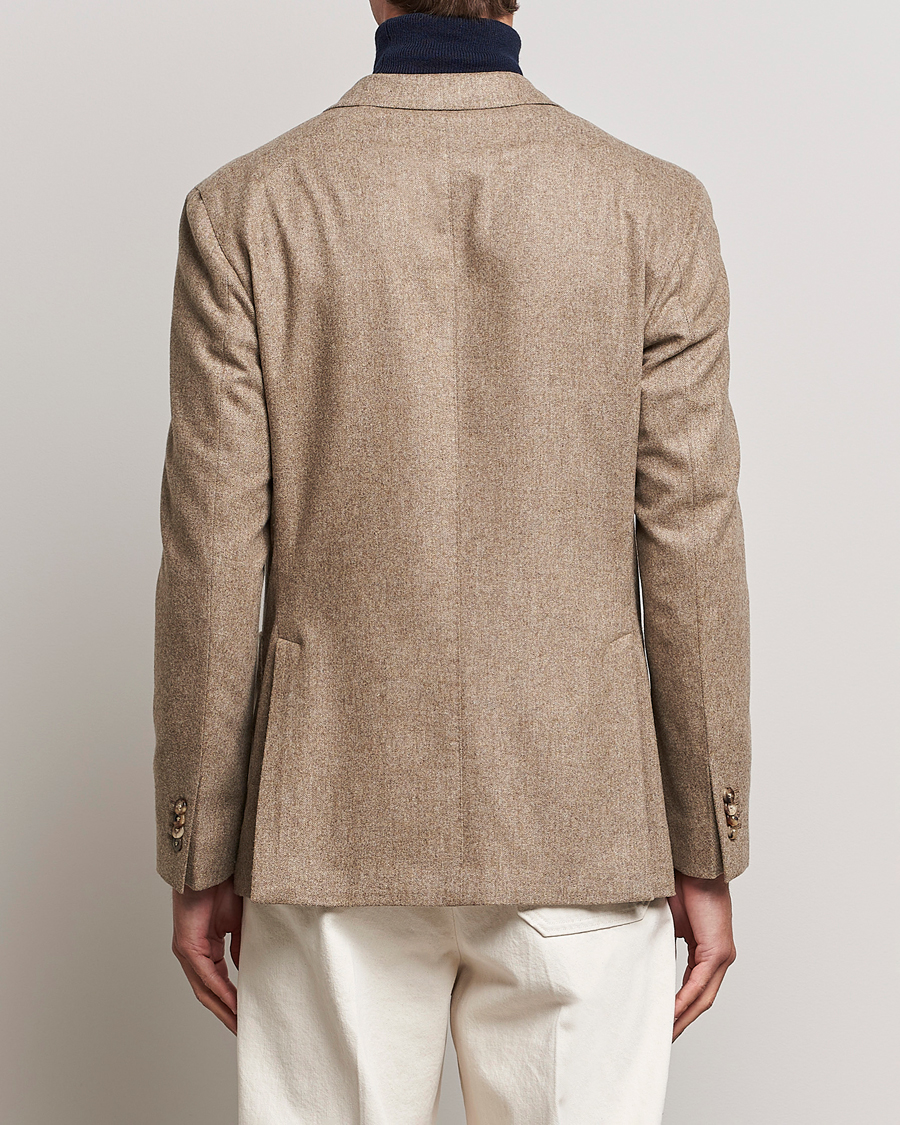 Herre | Blazere & jakker | Boglioli | K Jacket Washed Flannel Blazer Beige