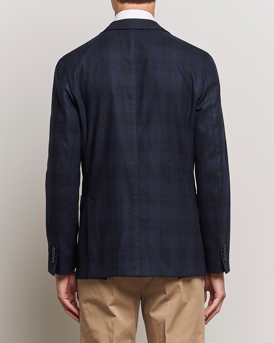 Herre | Blazere & jakker | Boglioli | K Jacket Wool Herringbone Blazer Navy