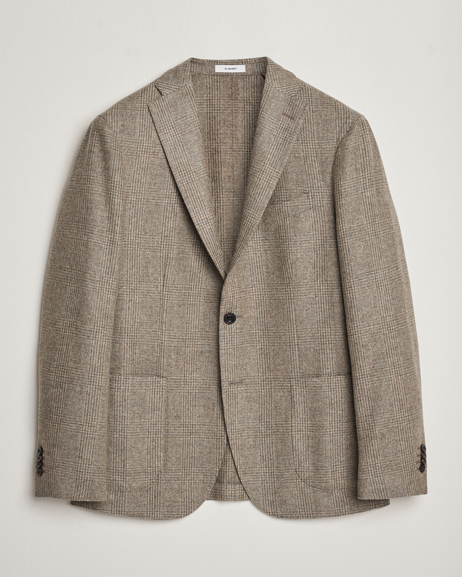 Herre | Blazere & jakker | Boglioli | K Jacket Prince Of Wales Check Blazer Light Beige