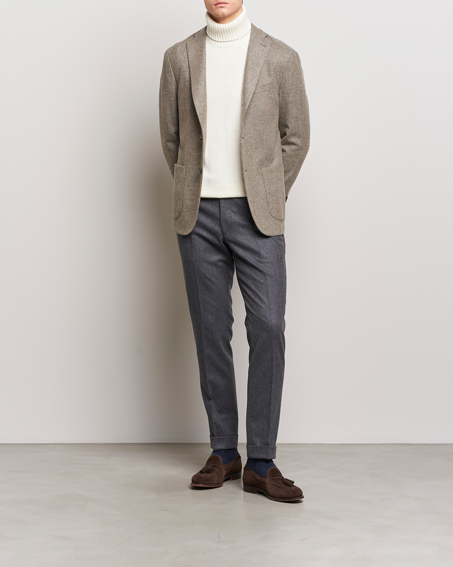 Herre | Blazere & jakker | Boglioli | K Jacket Prince Of Wales Check Blazer Light Beige
