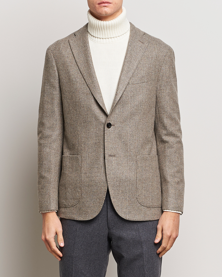 Herre | Blazere & jakker | Boglioli | K Jacket Prince Of Wales Check Blazer Light Beige