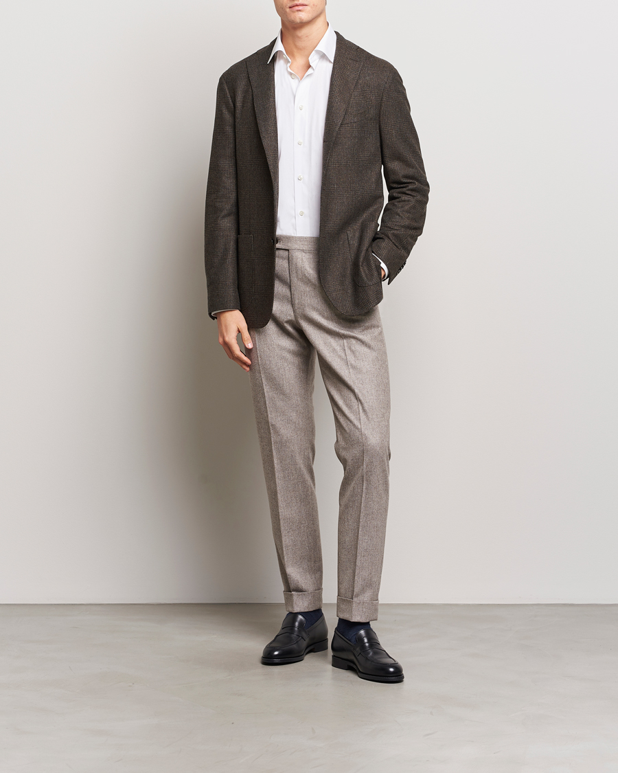 Herre | Blazere & jakker | Boglioli | K Jacket Prince Of Wales Blazer Dark Brown