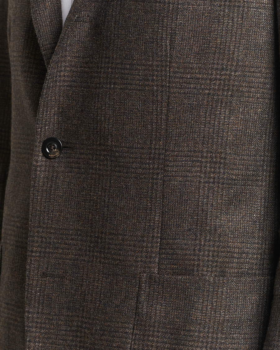 Herre | Blazere & jakker | Boglioli | K Jacket Prince Of Wales Blazer Dark Brown