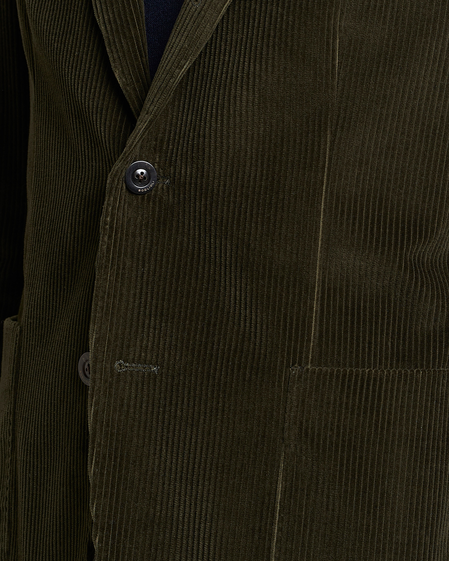 Herre | Blazere & jakker | Boglioli | K Jacket Corduroy Blazer Dark Green
