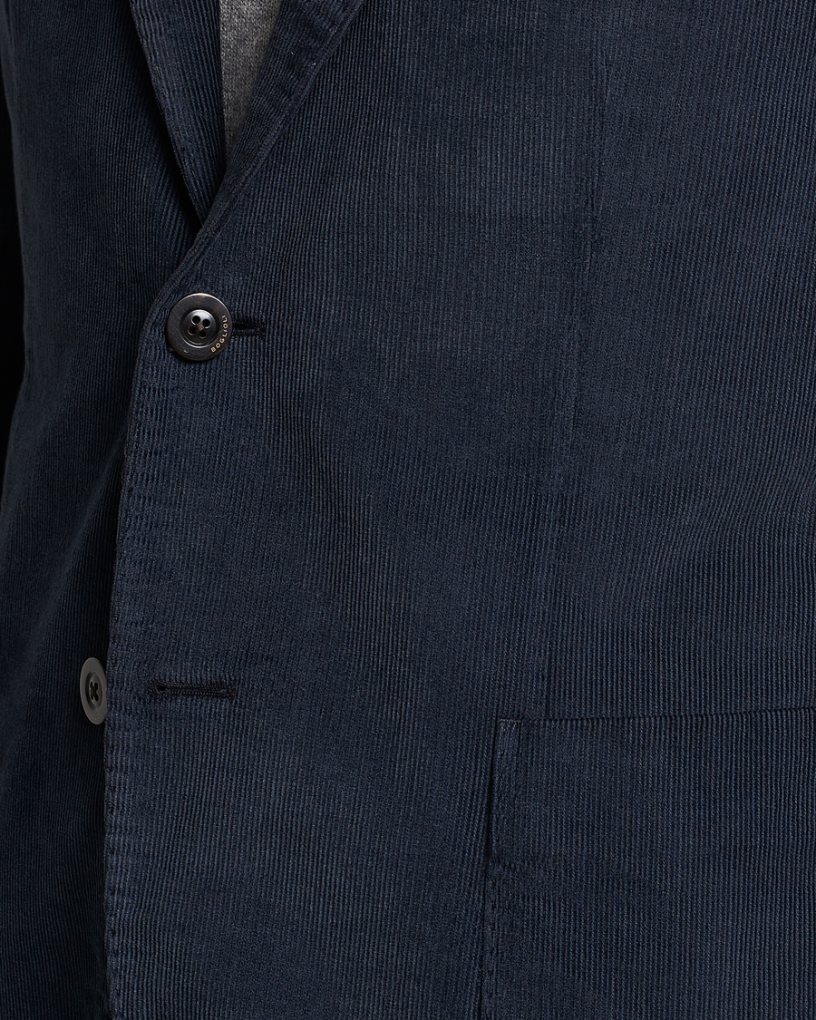 Herre | Jakkesæt | Boglioli | K Jacket Baby Corduroy Suit Navy
