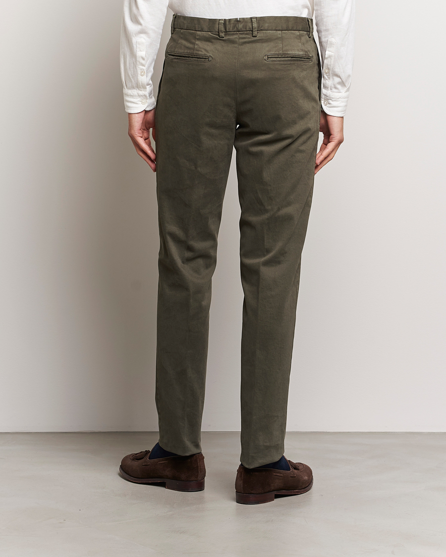 Herre | Bukser | Boglioli | Cotton Twill Trousers Brown