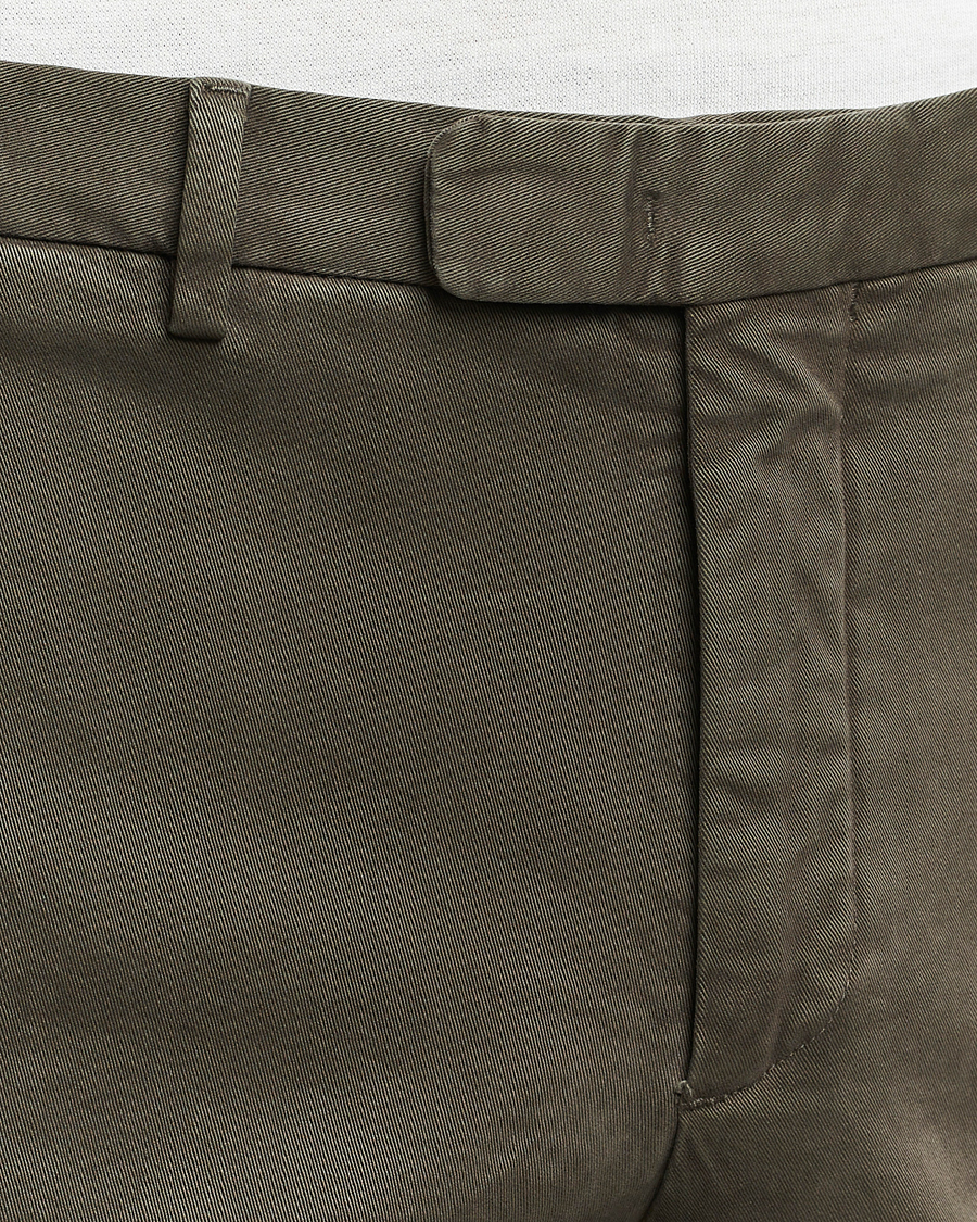 Herre | Bukser | Boglioli | Cotton Twill Trousers Brown