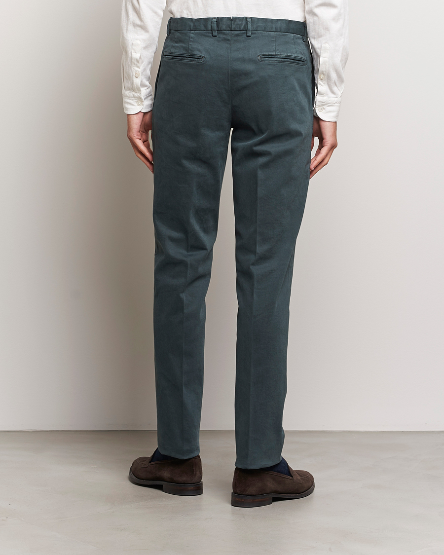 Herre | Bukser | Boglioli | Cotton Twill Trousers Navy