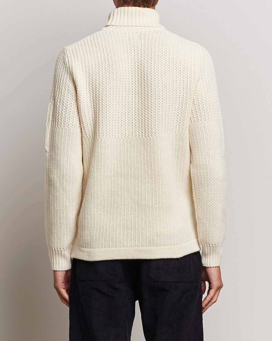 Herre | Trøjer | C.P. Company | Heavy Knitted Lambswool Rollneck White