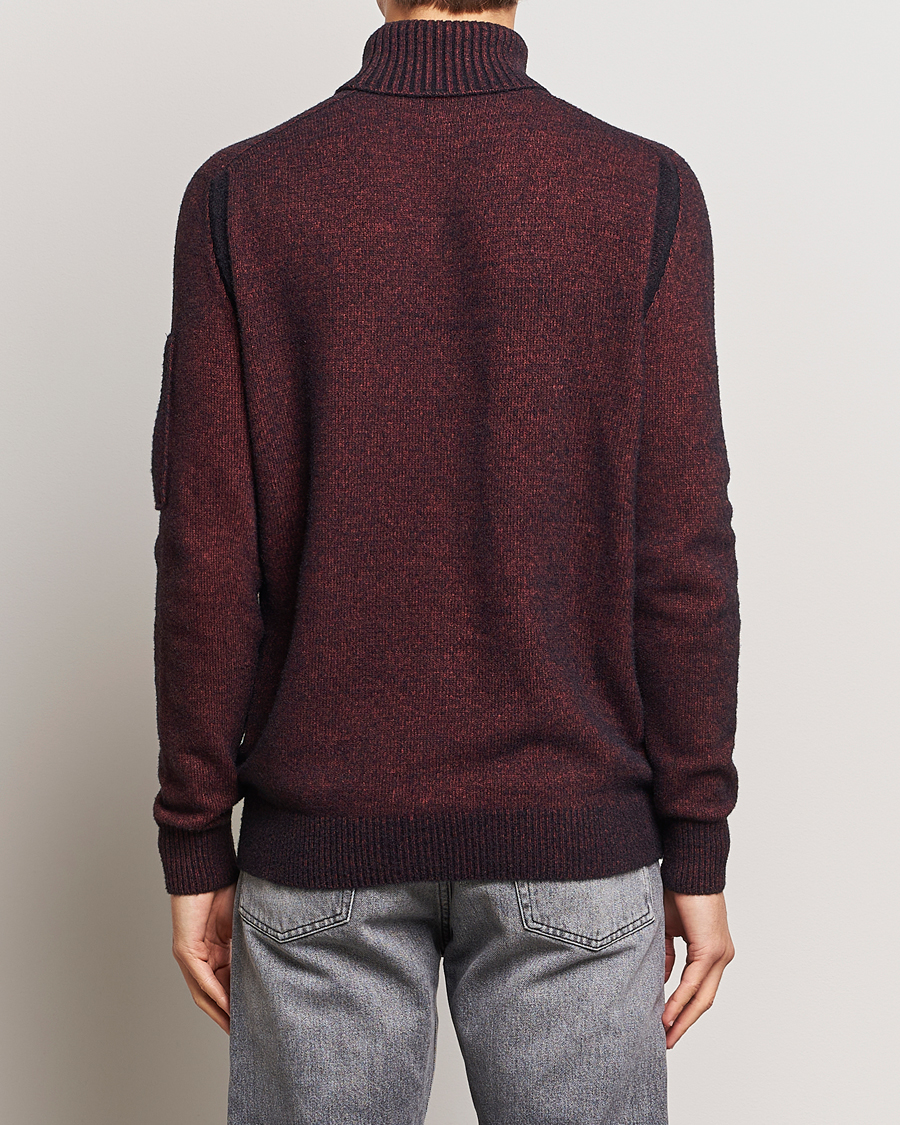 Herre | Trøjer | C.P. Company | Fleece Knit Rollneck Red